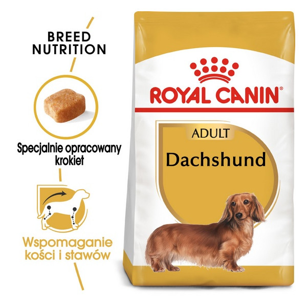 Royal Canin Dachshund Adult karma sucha dla psów dorosłych rasy jamnik 1,5kg