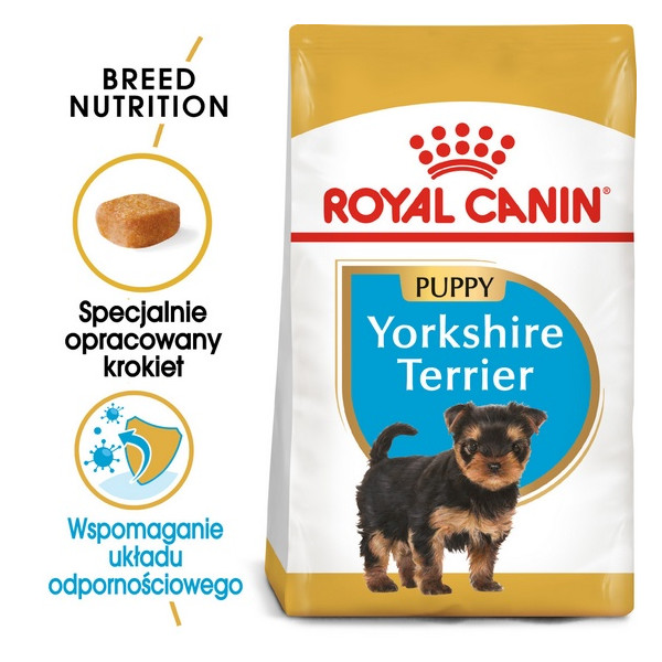 Royal Canin Yorkshire Terrier Puppy karma sucha dla szczeniąt do 10 miesiąca, rasy yorkshire terrier 0,5kg