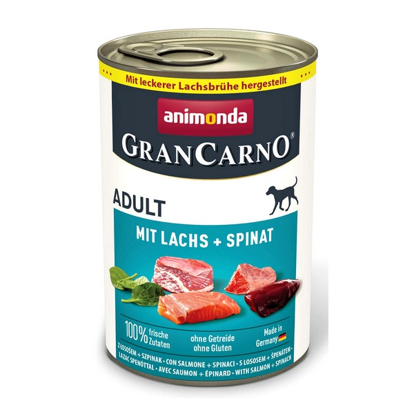 Animonda GranCarno Original Adult Lachs Spinat Łosoś + Szpinak puszka 400g