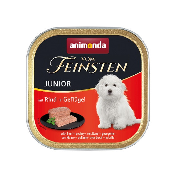 Animonda vom Feinsten Dog Junior Wołowina i Drób 150g