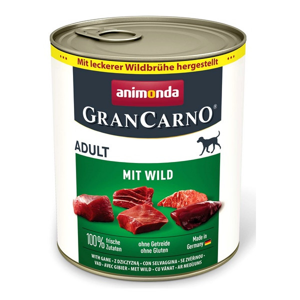 Animonda GranCarno Original Adult Wild Dziczyzna puszka 800g