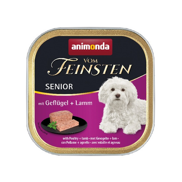 Animonda vom Feinsten Dog Senior Drób i Jagnięcina 150g