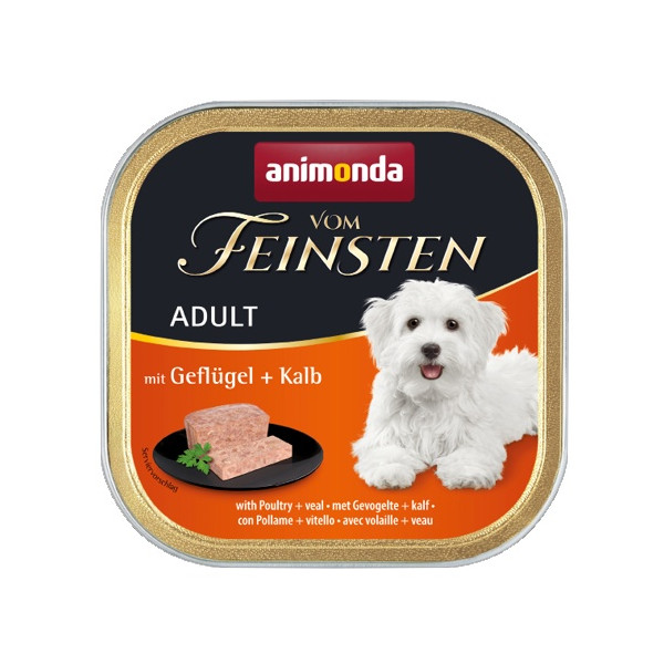 Animonda vom Feinsten Dog Adult Drób i Cielęcina 150g