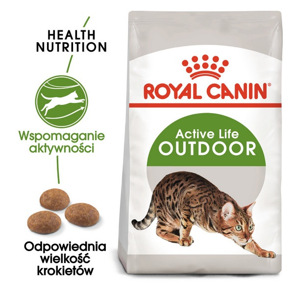 Royal Canin Outdoor karma sucha dla kotów dorosłych, wychodzących na zewnątrz 2kg