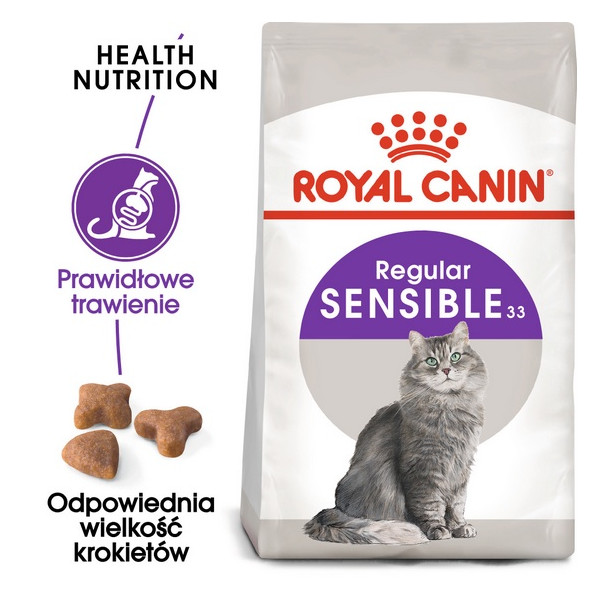 Royal Canin Sensible karma sucha dla kotów dorosłych, o wrażliwym przewodzie pokarmowym 400g