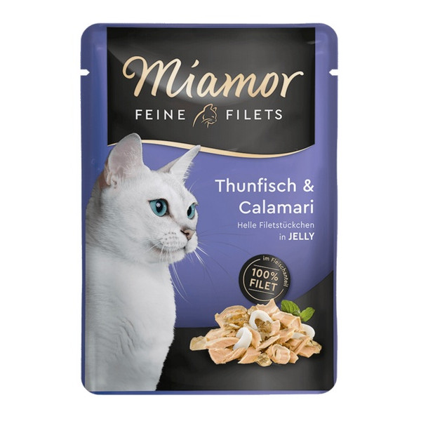 Miamor Feine Filets Tuńczyk & Kalmary saszetka 100g