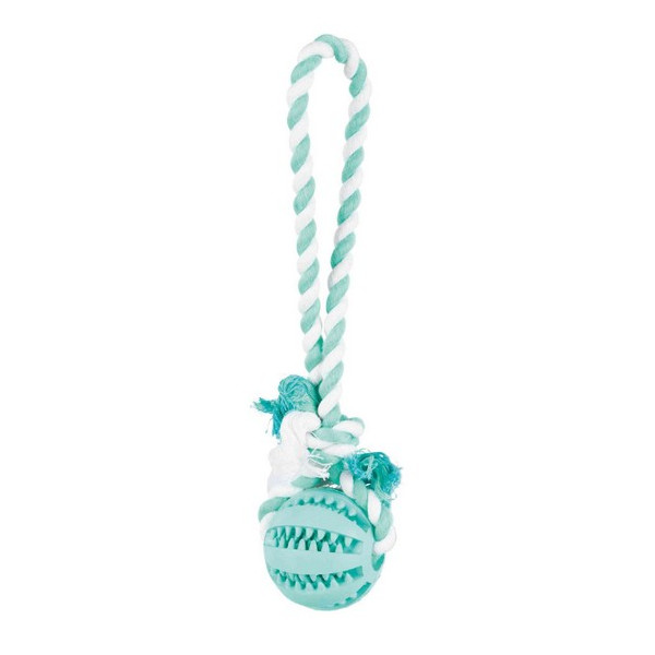 Trixie Piłka Dentafun ze sznurem 7cm/24cm [TX-3299]