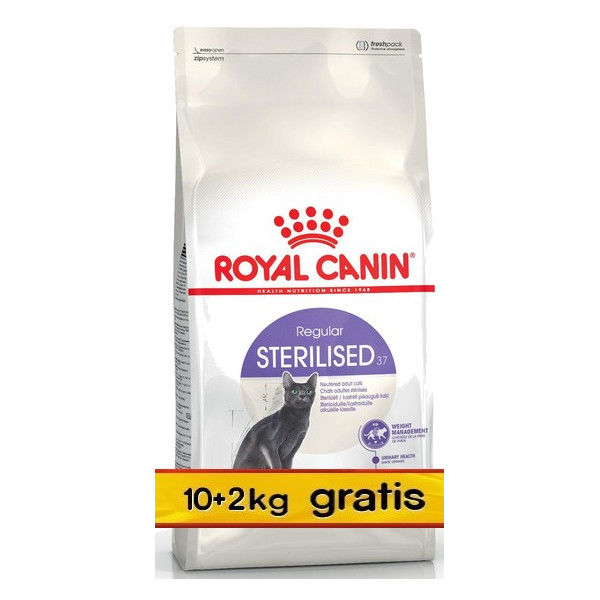 Royal Canin Sterilised karma sucha dla kotów dorosłych, sterylizowanych 12kg (10+2kg)