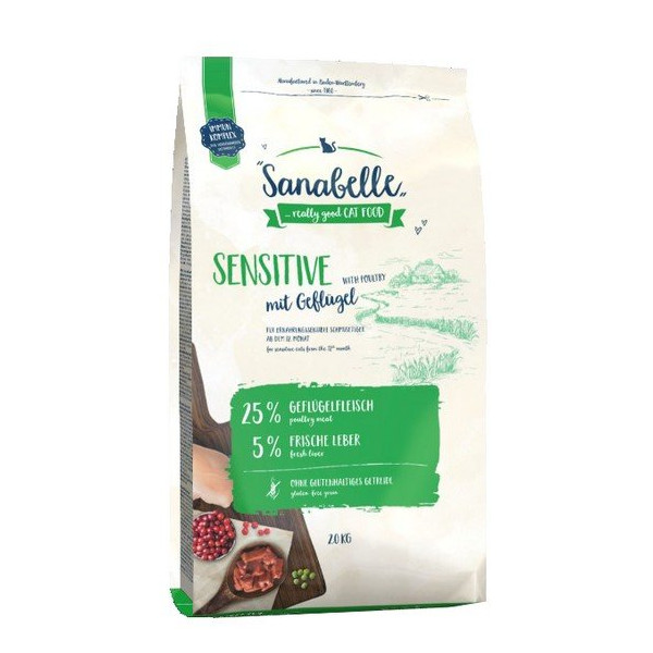 Sanabelle Adult Sensitive z drobiem 400g