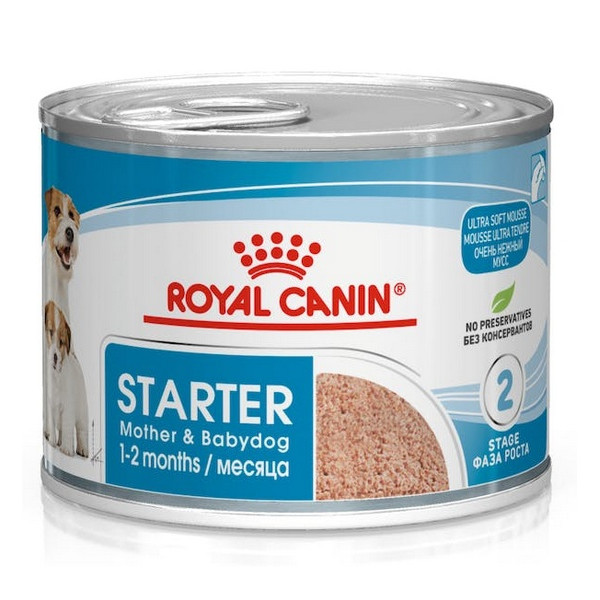 Royal Canin Starter Mother&Babydog karma mokra - mus, dla suk w czasie ciąży, laktacji oraz szczeniąt puszka 195g