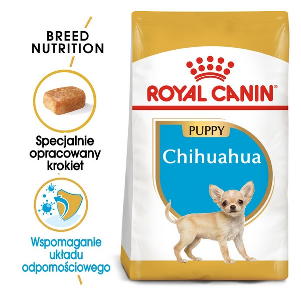 Royal Canin Chihuahua Puppy karma sucha dla szczeniąt do 8 miesiąca, rasy chihuahua 0,5kg