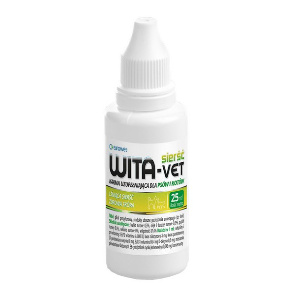 Wita-Vet Sierść krople 25ml