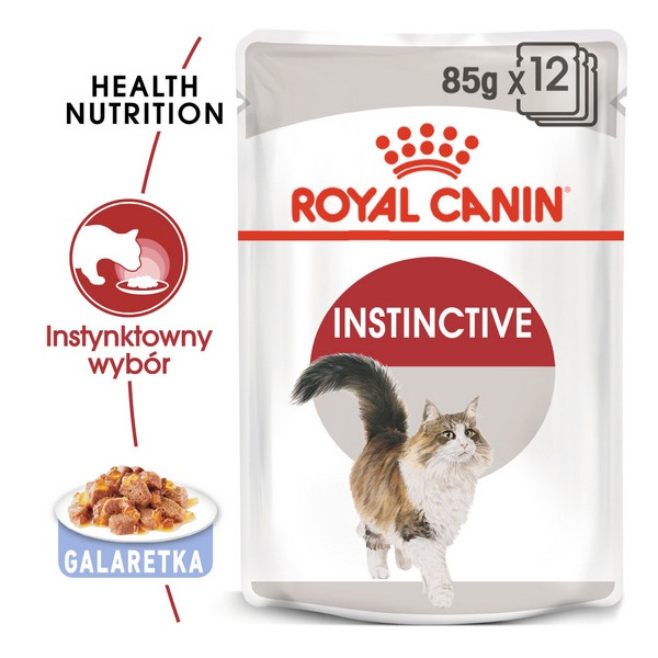 Royal Canin Instinctive w galaretce karma mokra dla kotów dorosłych, wybrednych saszetka 85g