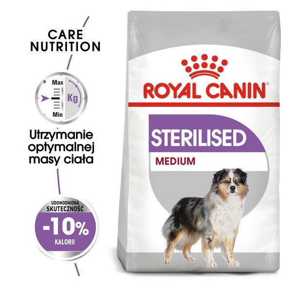 Royal Canin Medium Sterilised karma sucha dla psów dorosłych, ras średnich, sterylizowanych 3kg