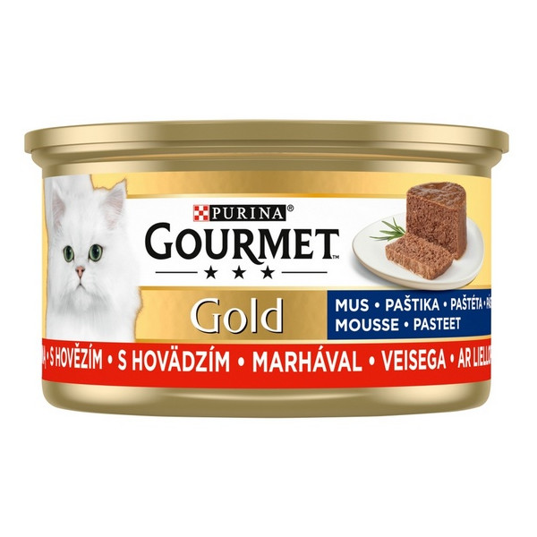 Gourmet Gold Mus z Wołowiną 85g