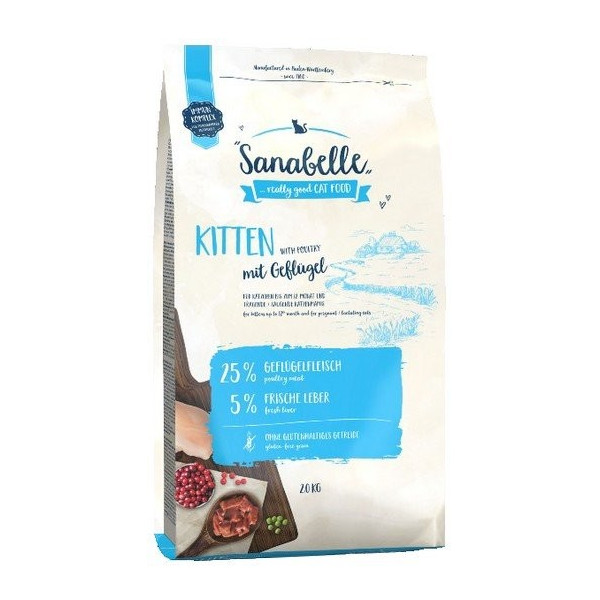 Sanabelle Kitten z drobiem 400g