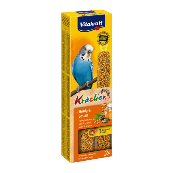 Vitakraft Kracker 2szt Papuga falista Miodowy 60g [10606]