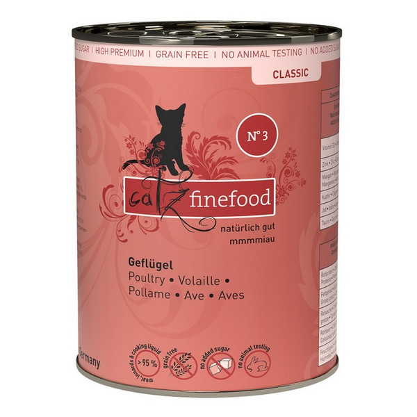 Catz Finefood Classic N.03 Drób puszka 400g