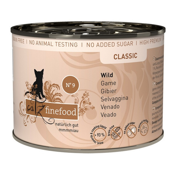 Catz Finefood Classic N.09 Dziczyzna puszka 200g