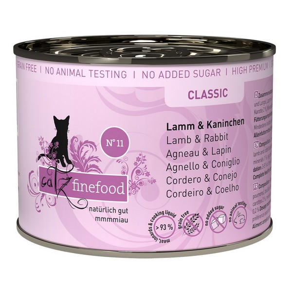 Catz Finefood Classic N.11 Jagnięcina i Królik puszka 200g