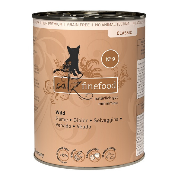 Catz Finefood Classic N.09 Dziczyzna puszka 400g