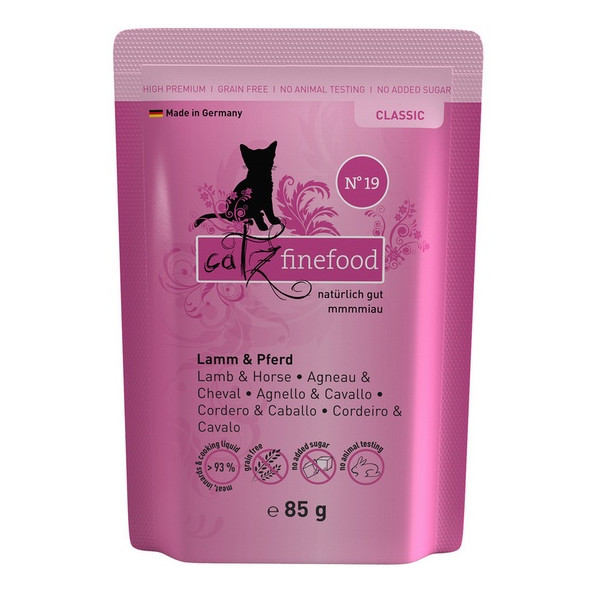 Catz Finefood Classic N.19 Jagnięcina i Konina saszetka 85g