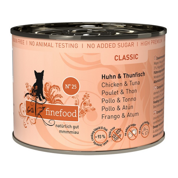 Catz Finefood Classic N.25 Kurczak i Tuńczyk puszka 200g