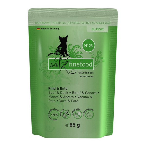 Catz Finefood Classic N.23 Wołowina i Kaczka saszetka 85g