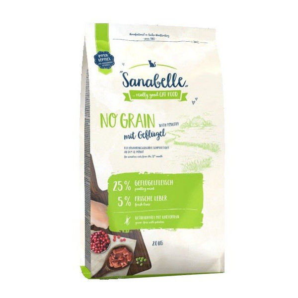 Sanabelle Adult No Grain Geflugel - bezzbożowa z drobiem 400g