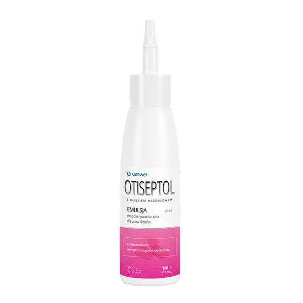 Otiseptol - płyn do przemywania uszu psa i kota 100ml