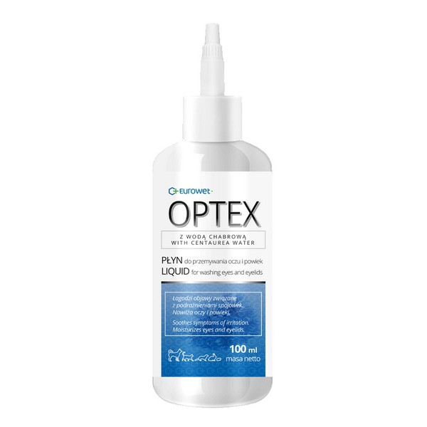 Optex - Płyn do przemywania oczu i powiek psa lub kota 100ml