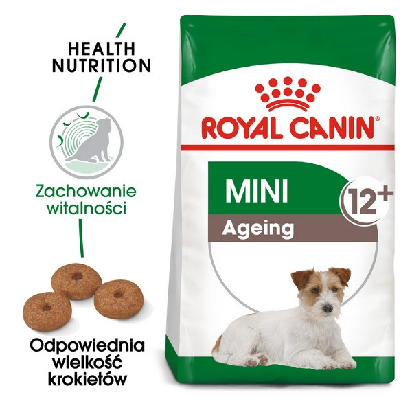 Royal Canin Mini Ageing 12+ karma sucha dla psów dojrzałych po 12 roku życia, ras małych 1,5kg