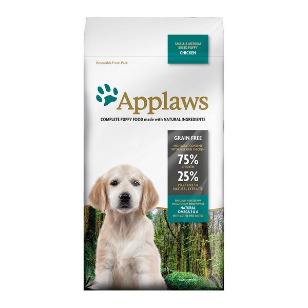 Applaws Puppy Small & Medium Breed Kurczak 7,5kg