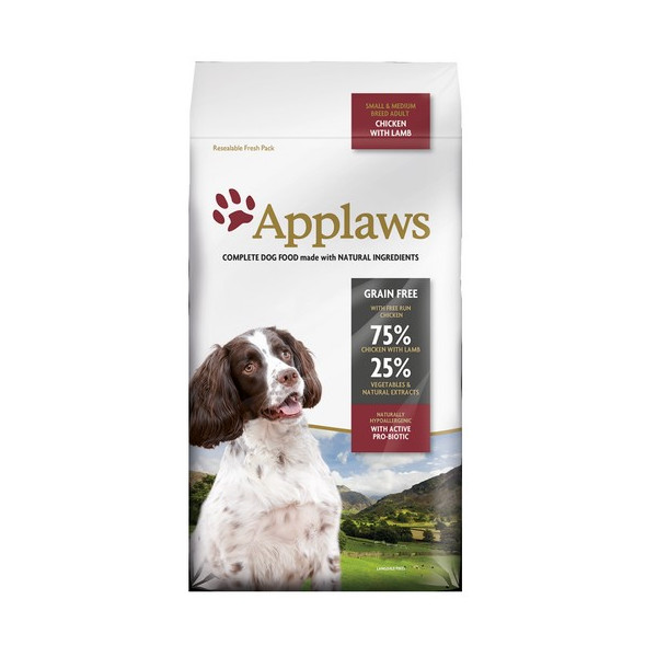 Applaws Adult Dog Small & Medium Breed Kurczak z jagnięciną 2kg