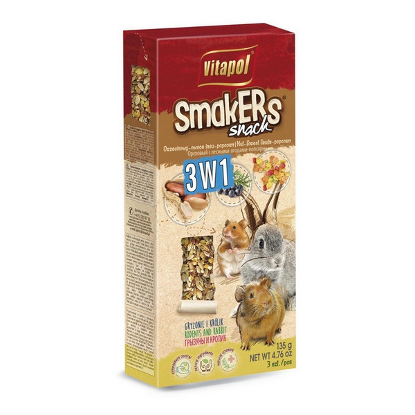 Vitapol Smakers dla gryzoni - mix2 3szt [1113]