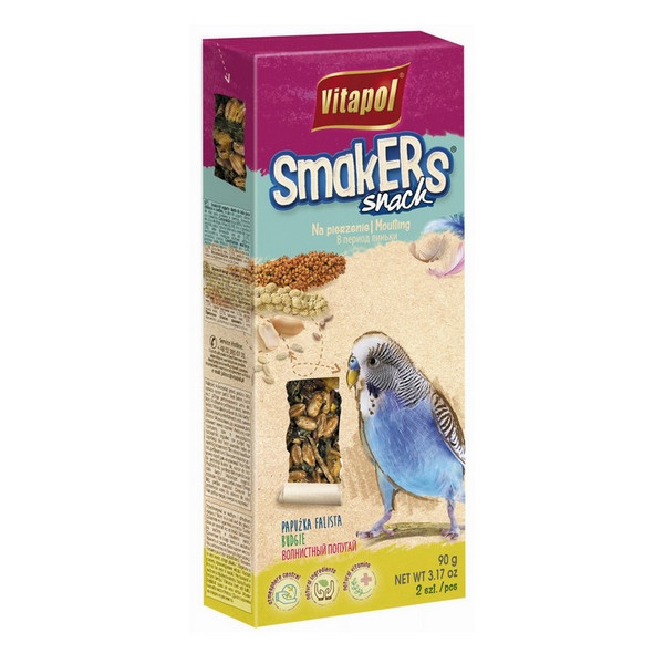 Vitapol Smakers dla papugi falistej - na pierzenie 2szt [2116]