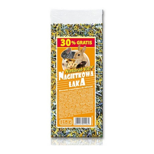 Natural-Vit Nagietkowa Łąka mieszanka dla gryzoni 150g