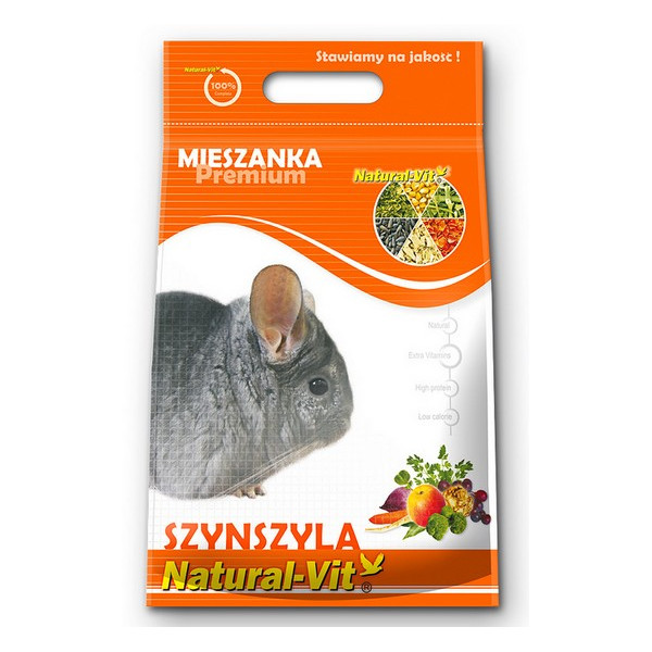 Natural-Vit Mieszanka dla szynszyli Premium 500g [837]