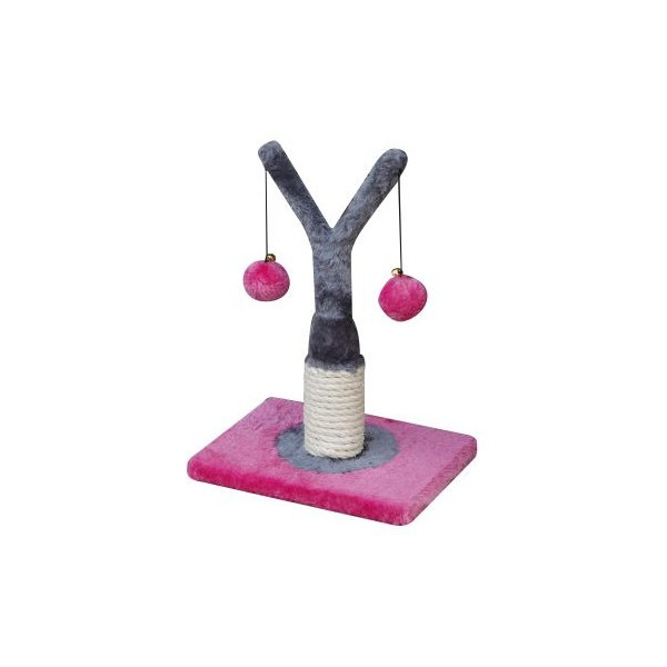 Yarro Drapak Mini Drzewko różowo-szary 18x18x32cm [Y1140]