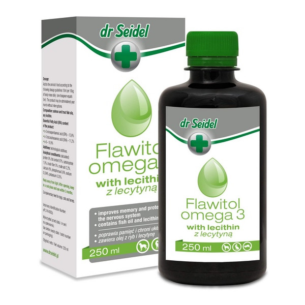 Dr Seidel Flawitol Omega 3 z lecytyną 250ml