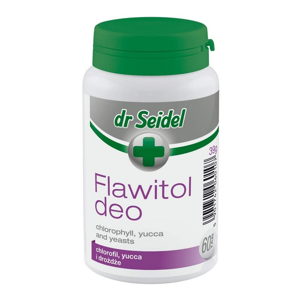 Dr Seidel Flawitol Deo z chlorofilem i Yucca Schidigera 60 tabl.