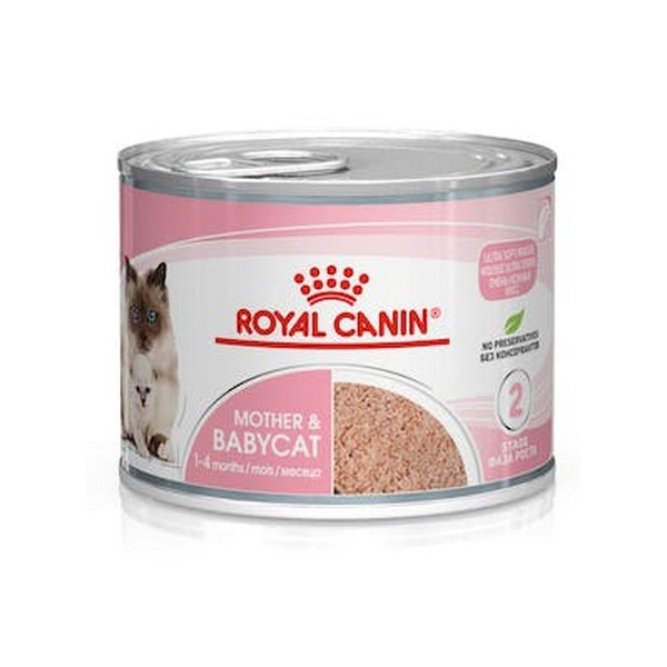 Royal Canin Mother & Babycat Mousse karma mokra - mus dla kociąt i kotek karmiących puszka 195g