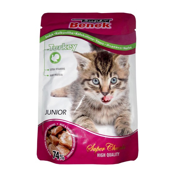 Super Benek saszetka Junior indyk w sosie 100g