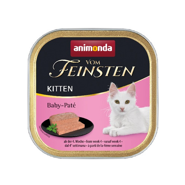 Animonda vom Feinsten Cat Kitten Baby Pate tacka 100g