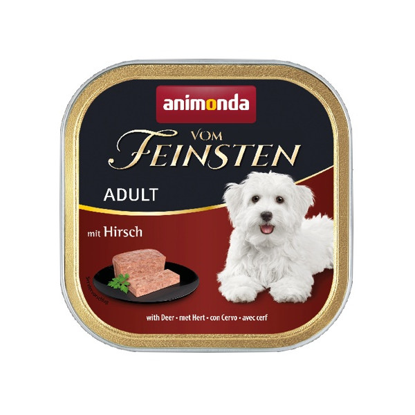 Animonda vom Feinsten Dog Adult Jeleń tacka 150g