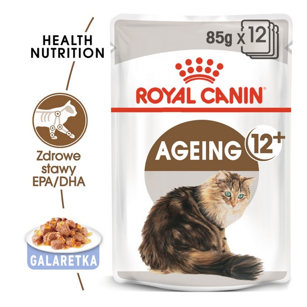 Royal Canin Ageing +12 karma mokra w galaretce dla kotów dojrzałych saszetka 85g