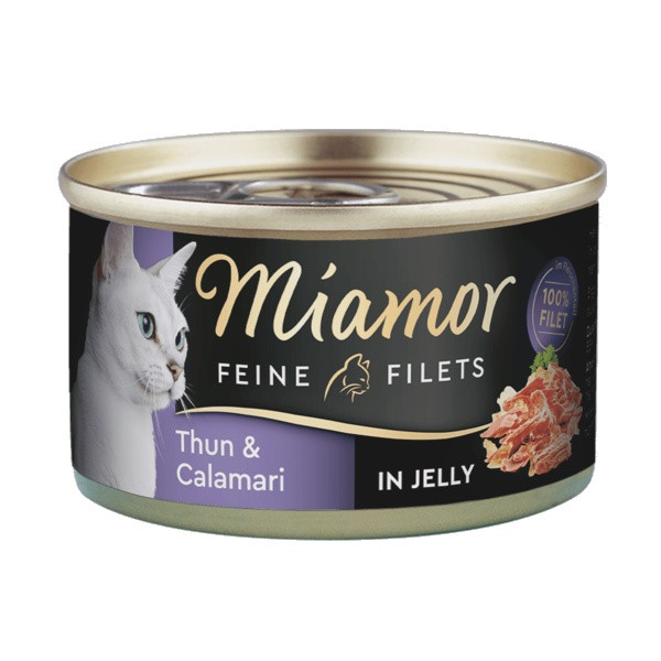 Miamor Feine Filets Dose Thunfisch & Calamari - tuńczyk i kalmary 100g