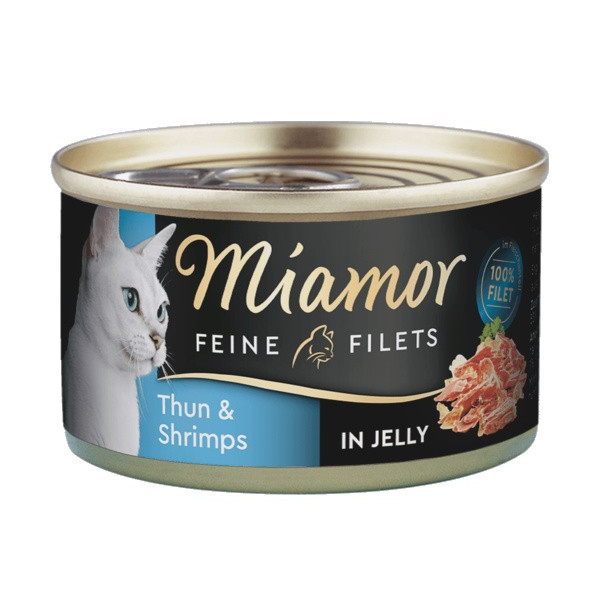 Miamor Feine Filets Dose Thunfisch & Shrimps - tuńczyk i krewetki 100g