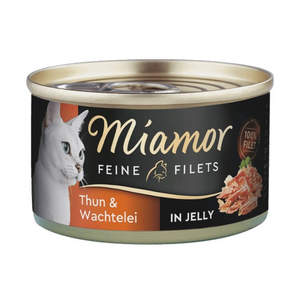 Miamor Feine Filets Dose Thunfisch & Wachtelei - tuńczyk i przepiórka 100g