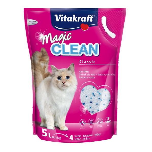 Żwirek Vitakraft Magic Clean silikonowy 5L [15506]